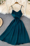 Cute Satin Short Dresses, A-Line Fashion Dresses HZ0429