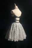 Vintage Black and Silver Off-the-Shoulder Glitter Homecoming Party Dress HZ0429